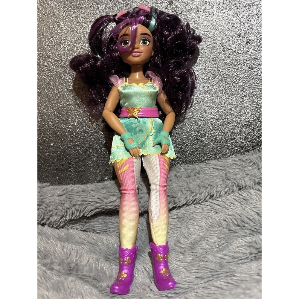Ava Unicorn Academy Doll with Rainbow Hair 9.5” inches Dressed Gloves Boots
